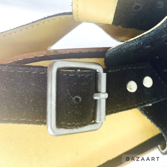 Chinese Laundry Perforated Peep-Toe Black Suede Bootie Women Size: 10 - Picture 10 of 10